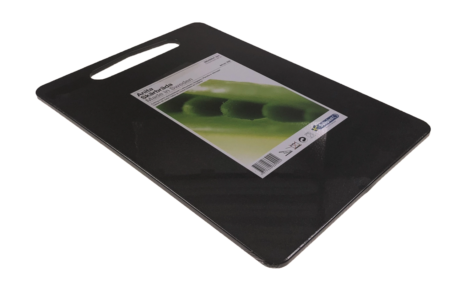 Planche à découper anita 35x25x0.7cm avec poignée noire