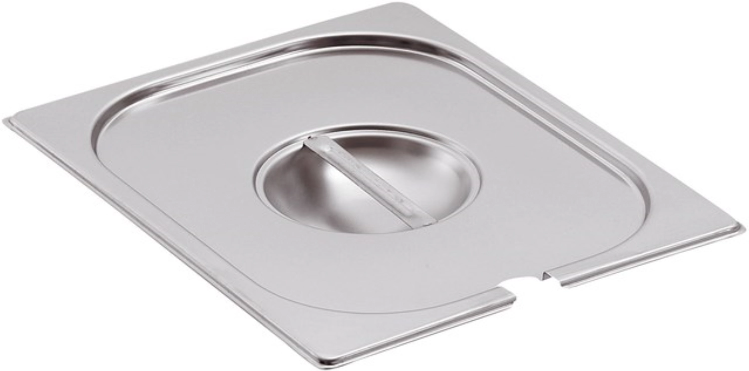 Couvercle pour récipient GN 1/4 avec poignée encastrée et év