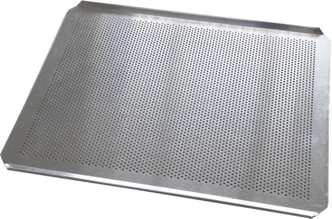 alu Backblech gelocht, 460x330mm