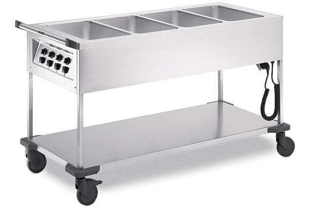 Speisenausgabewagen SAW 4, 4 Einzelbecken