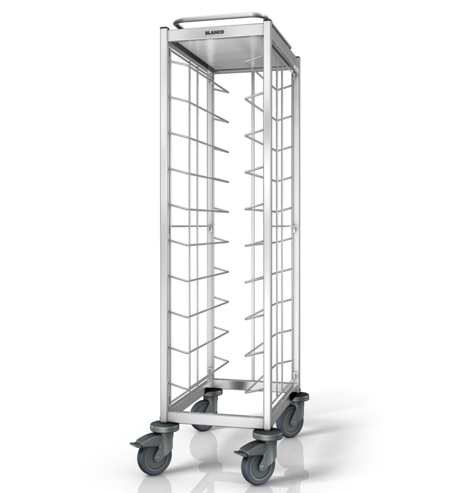 Wagendach Edelstahl mit umlaufender Galerie zu TAW 10 EN