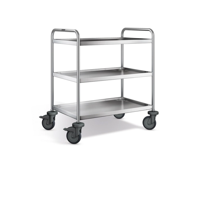 Chariot de service SW8x5-3, 900x600x950mm, airtid. Roulettes