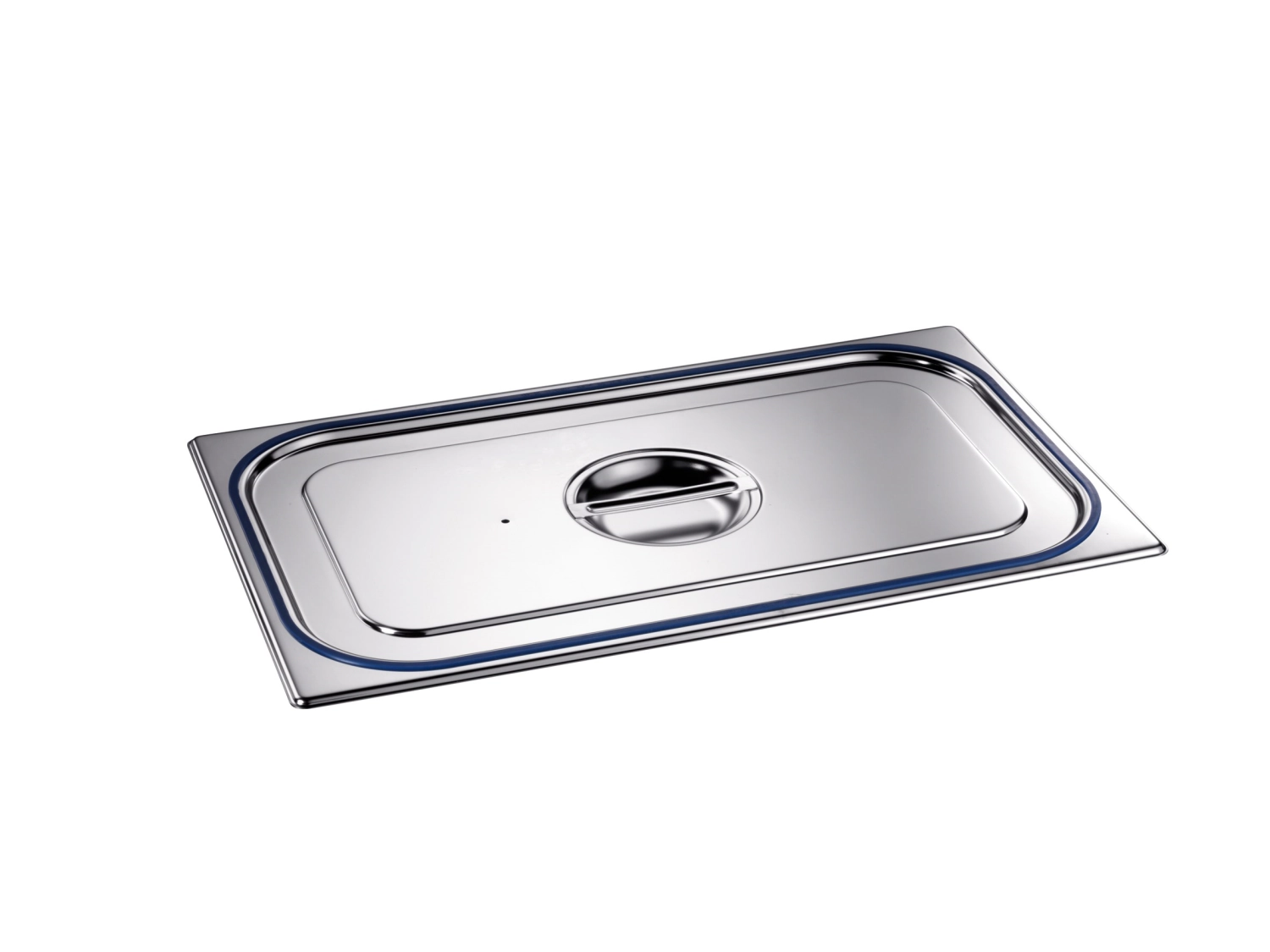 Couvercle a. joint d'étanchéité GN 1/2 Acier inoxydable