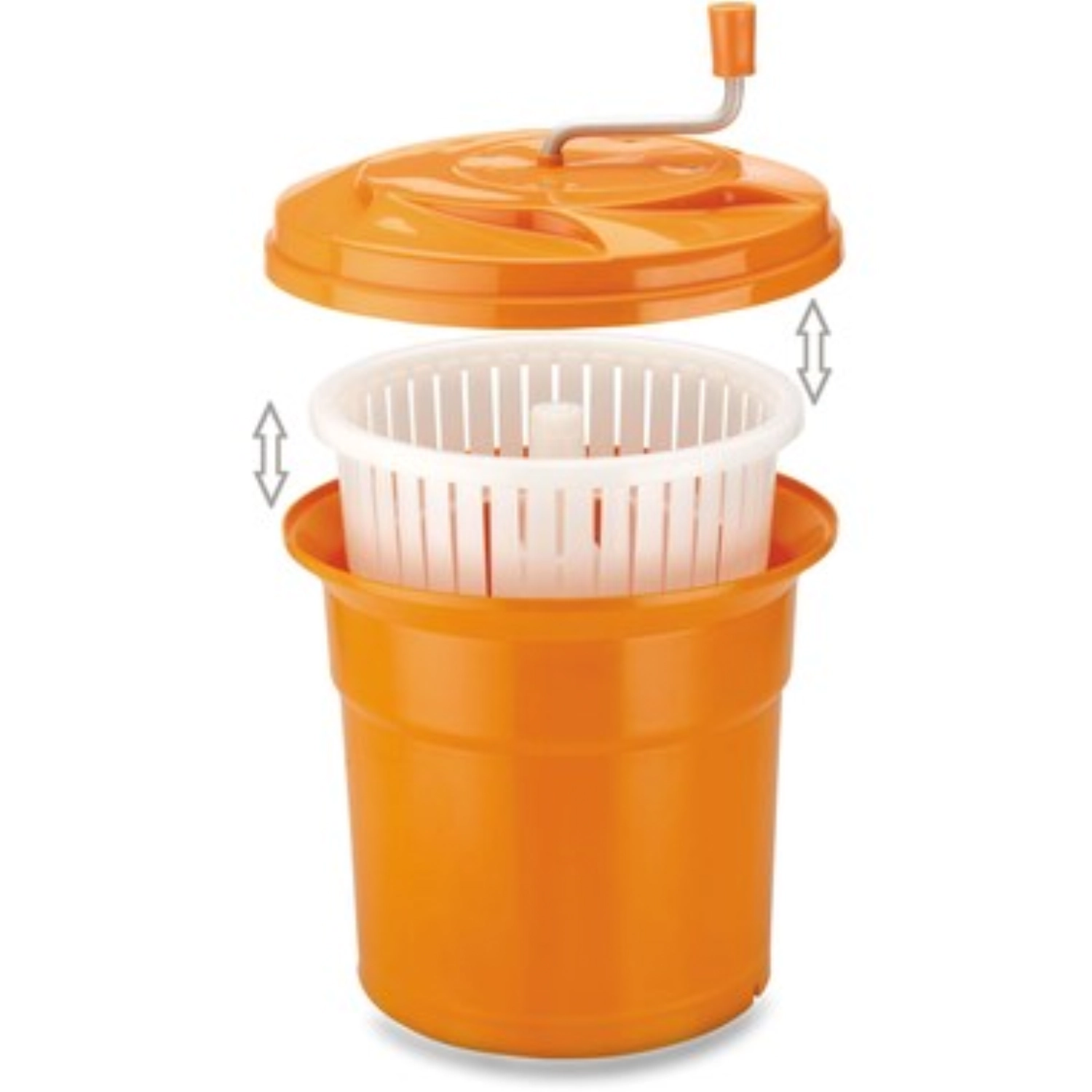 Salatschleuder 12lt D32cm H33cm orange
