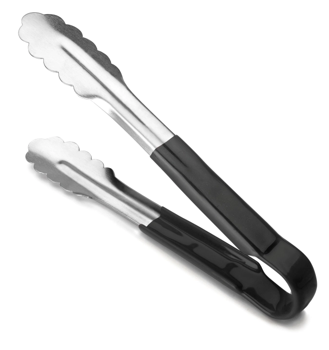Pince alimentaire 24cm a. poignée noire