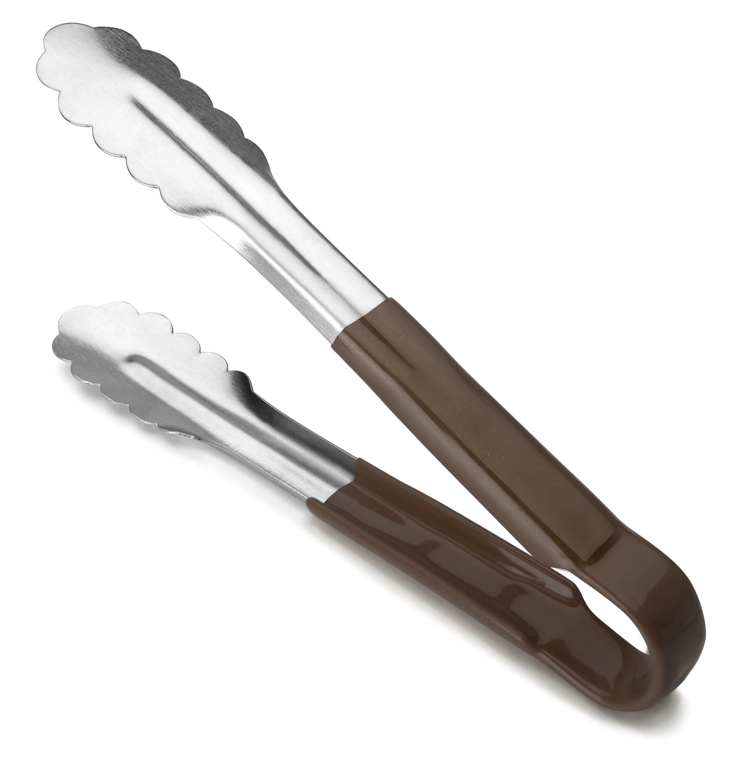 Pince alimentaire 30cm a. manche marron