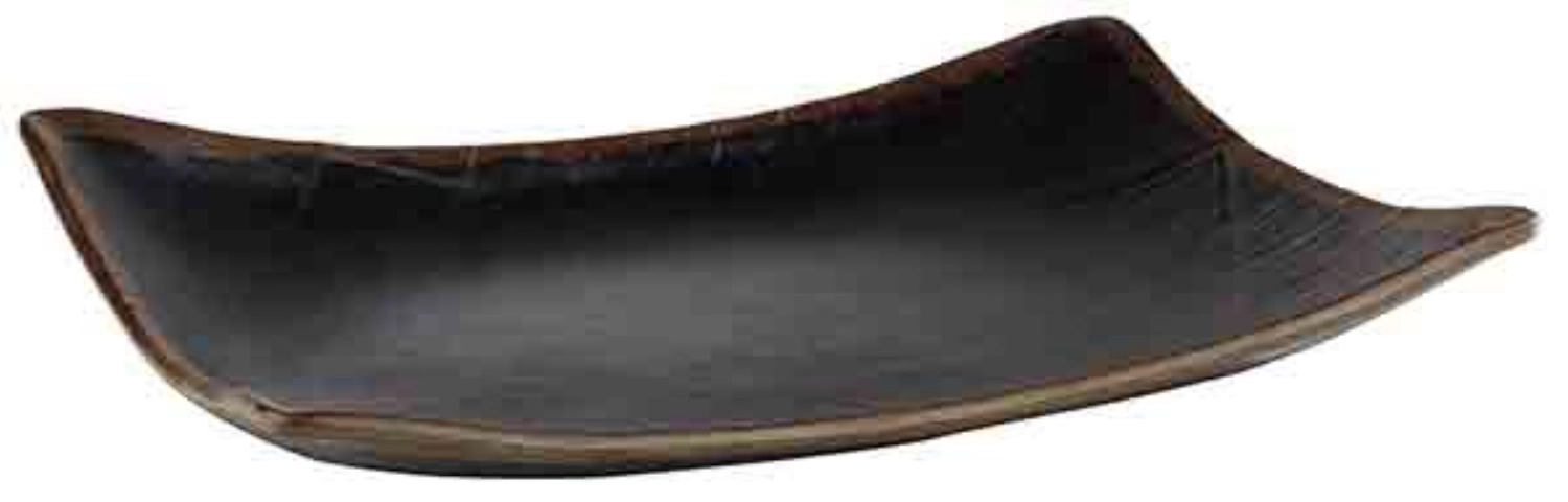 Plateau Marone, 23.5x32.5cm, H4.5cm, noir