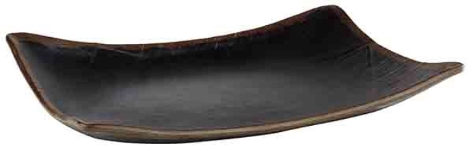 Plateau Marone, 23.5x32.5cm, H4.5cm, noir