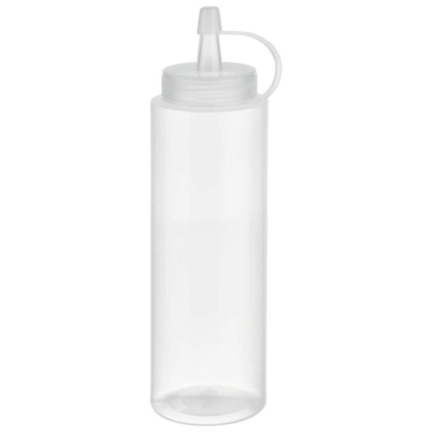 6er Set Quetschflaschen, H20cm, 490ml, transparent