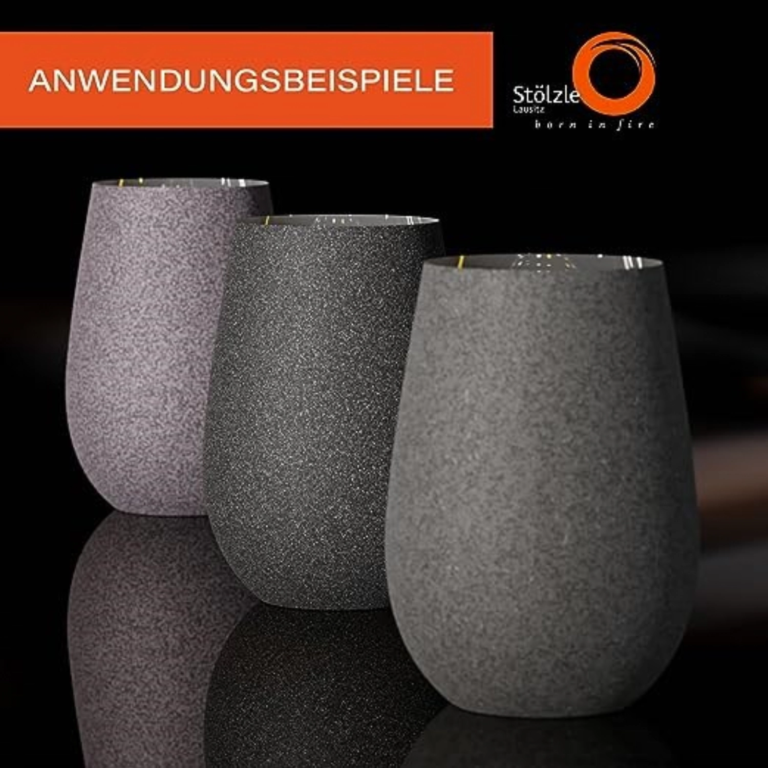 Longdrinkbecher Stones Kiesel 465ml