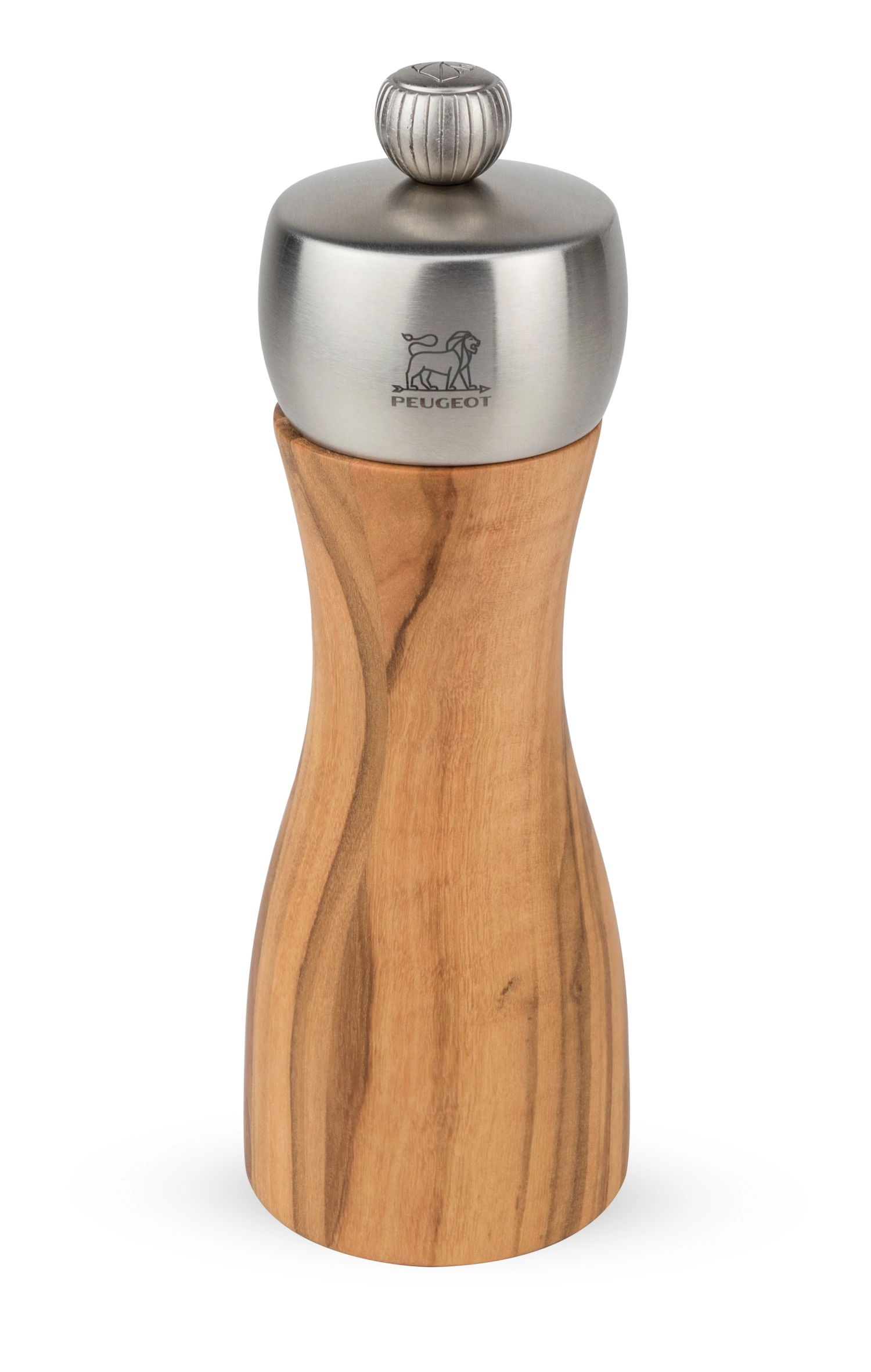 Salzmühle Fidji 15cm Inox/Olivenholz