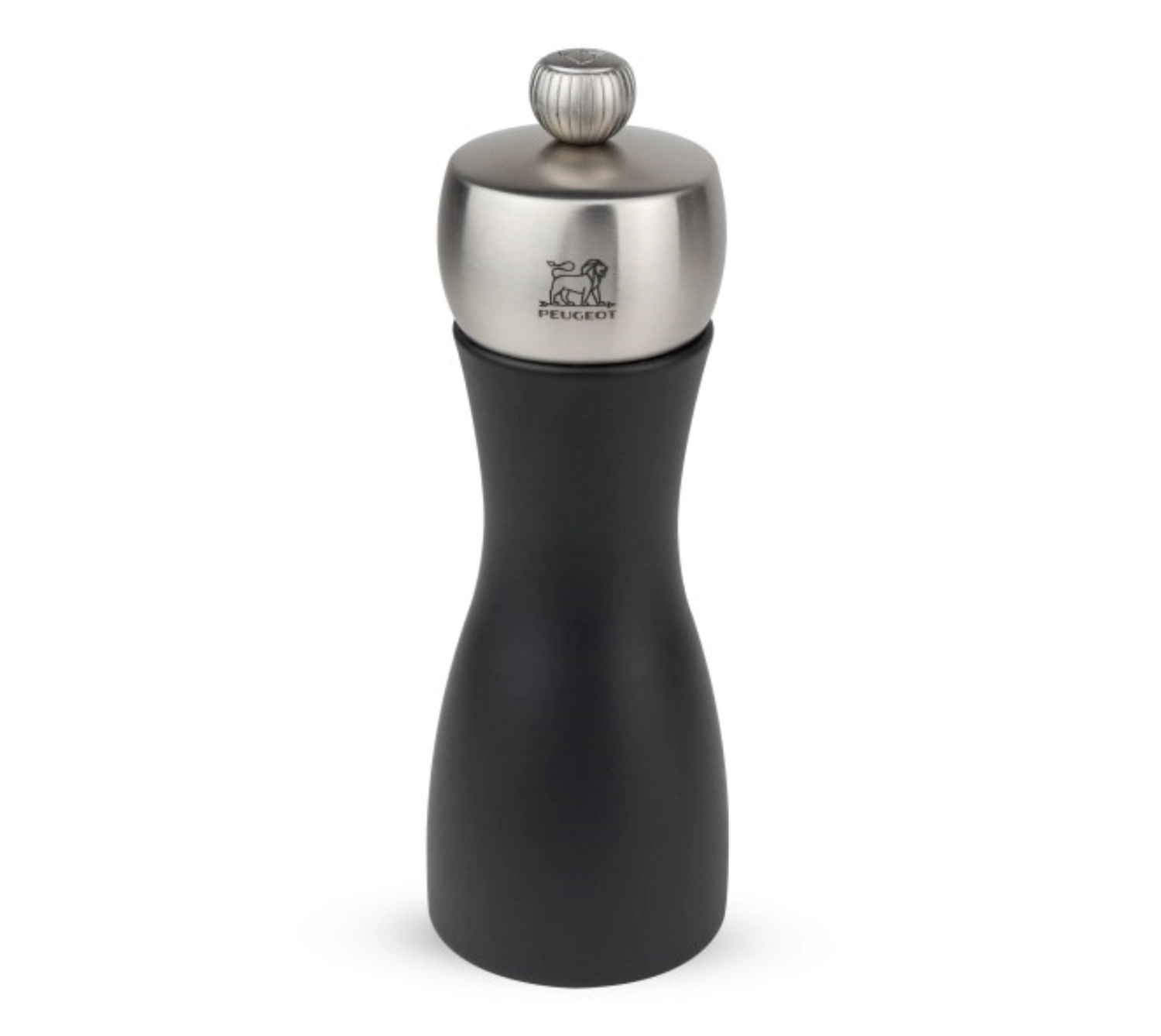 Salzmühle Fidji 15cm Inox/schwarz matt