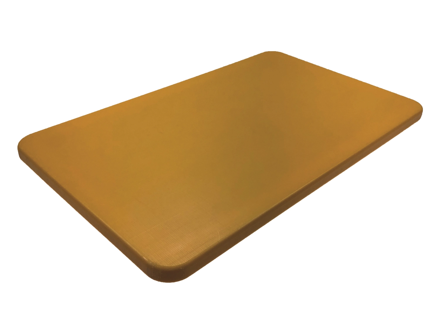 Planche à découper gn 1/1 53x32.5cm h3cm jaune sans rainure