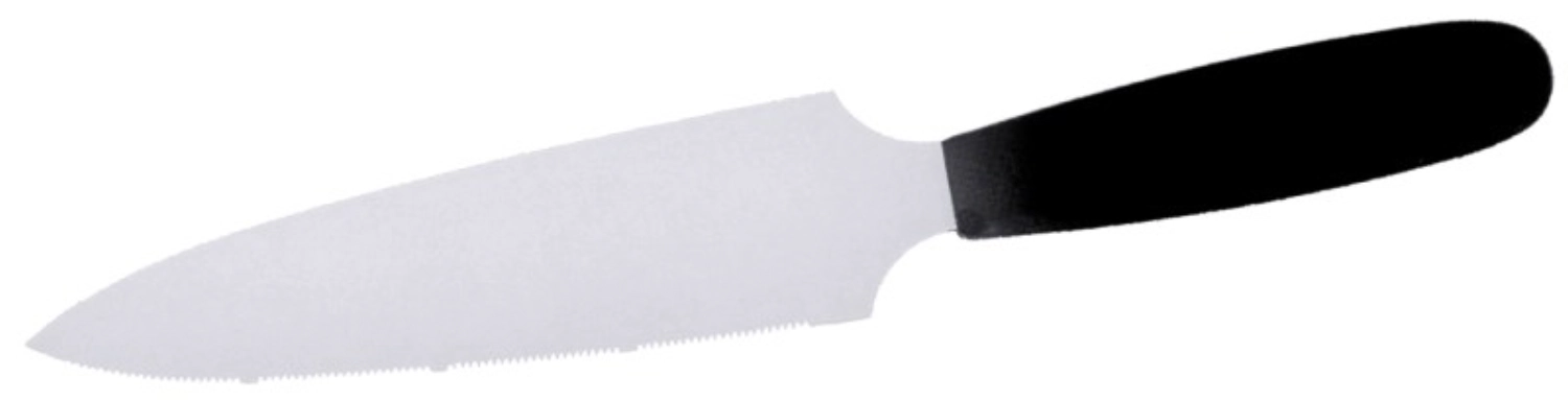 Couteau à gâteau à deux tranchants, longueur de la lame 17cm
