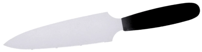 Couteau à gâteau à deux tranchants, longueur de la lame 17cm