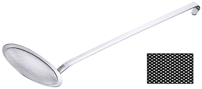 filet écumoire Ø 16cm longueur du manche 40cm