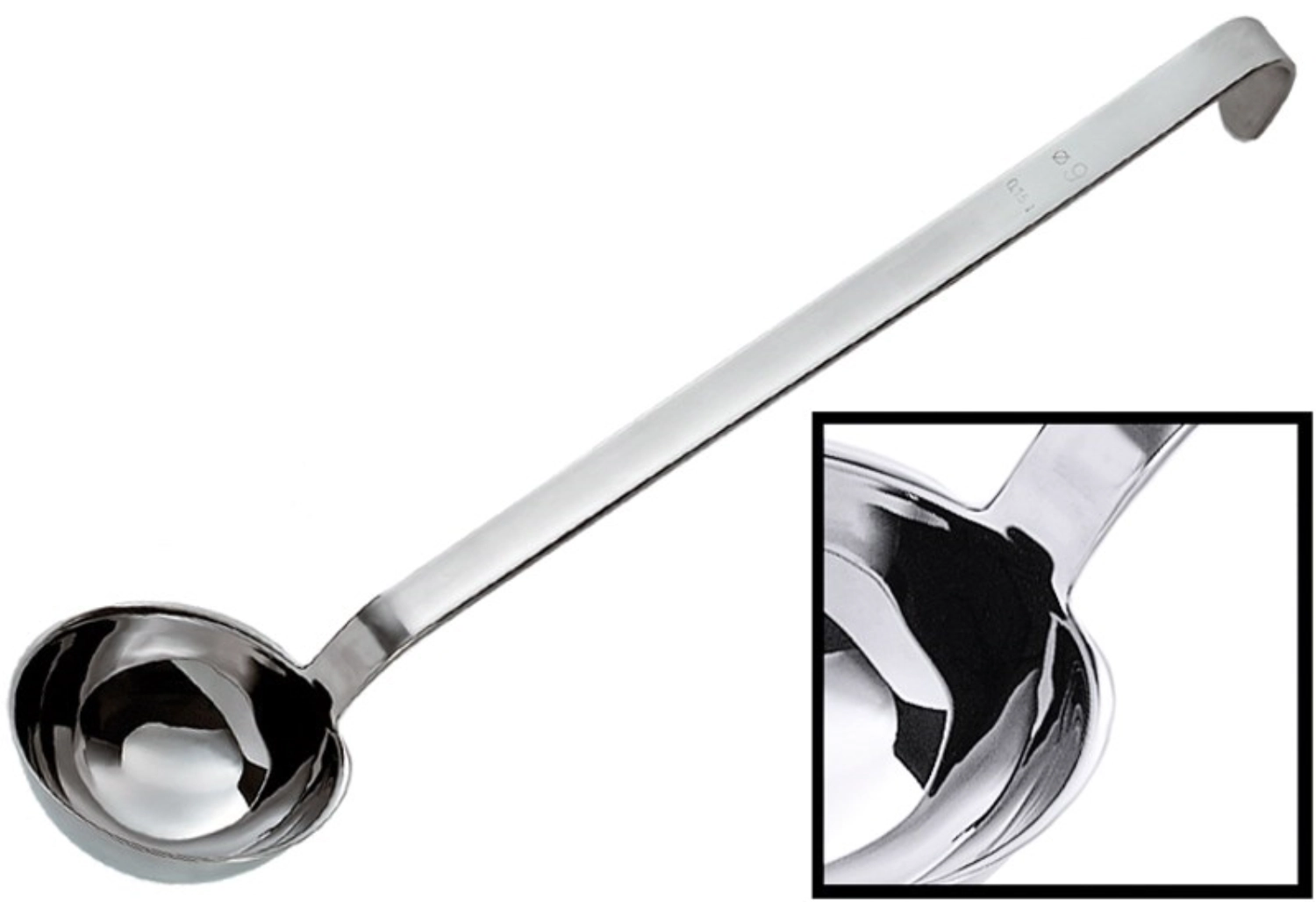 Schöpfkelle Ø 12cm Länge Stiel 36.5cm