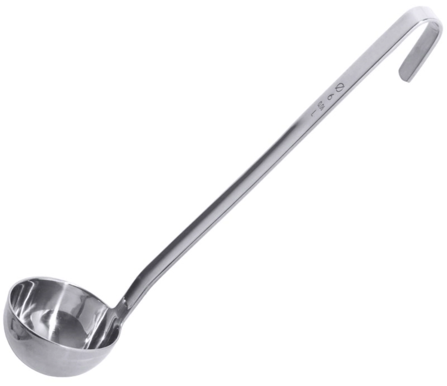 Schöpfkelle tiefe Form Ø 8cm Länge Stiel 34cm