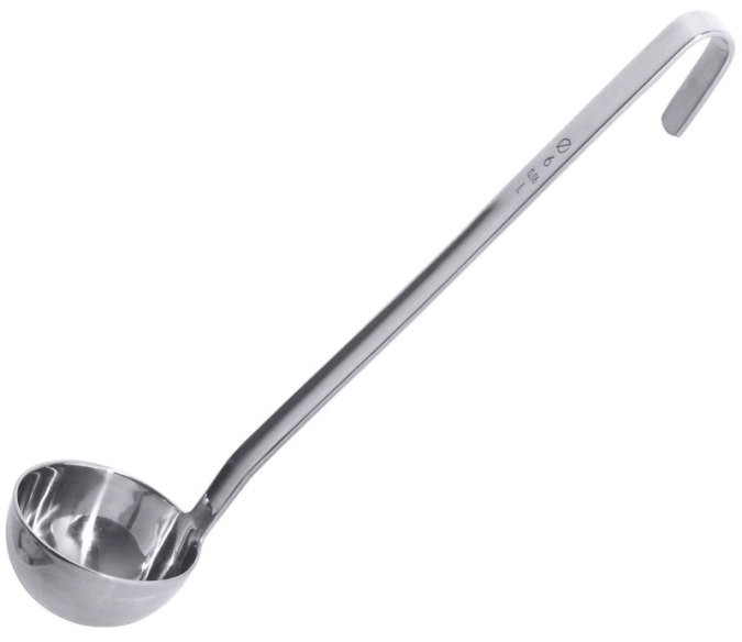 Schöpfkelle tiefe Form Ø 9cm Länge Stiel 36cm