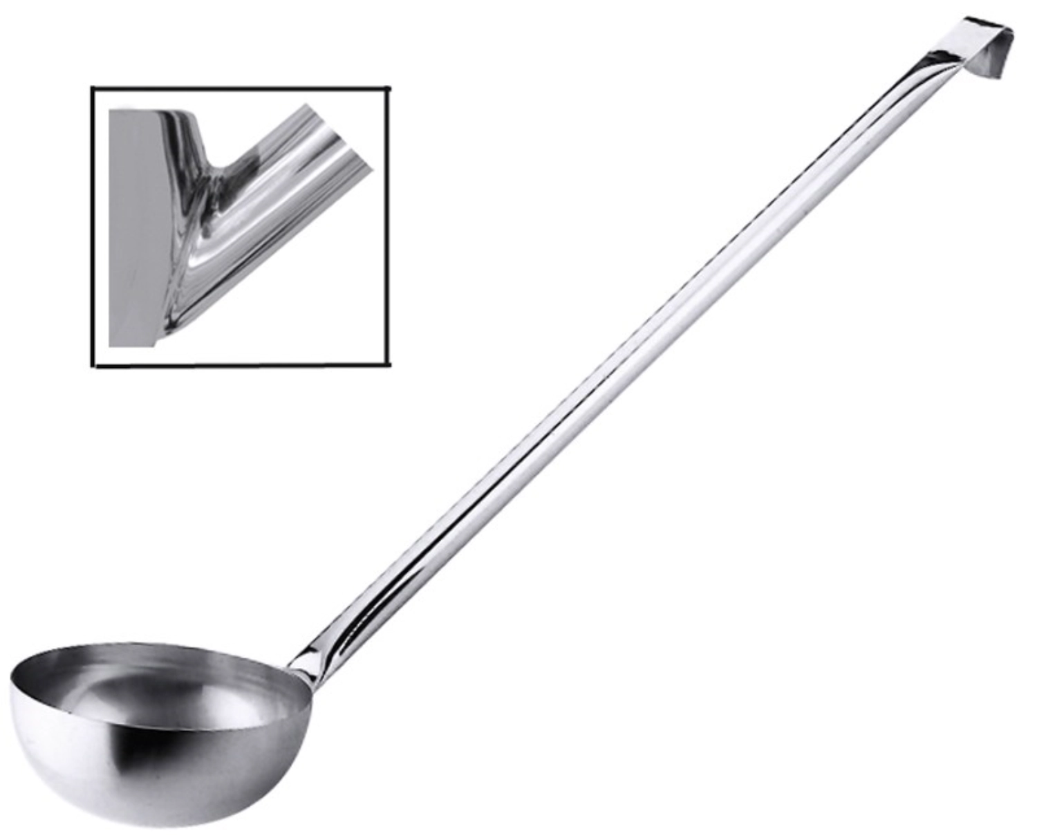 Louche Ø 20cm longueur du manche 74cm