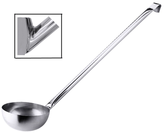 Louche Ø 20cm longueur du manche 74cm