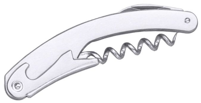 Tire-bouchon sommelier, courbé