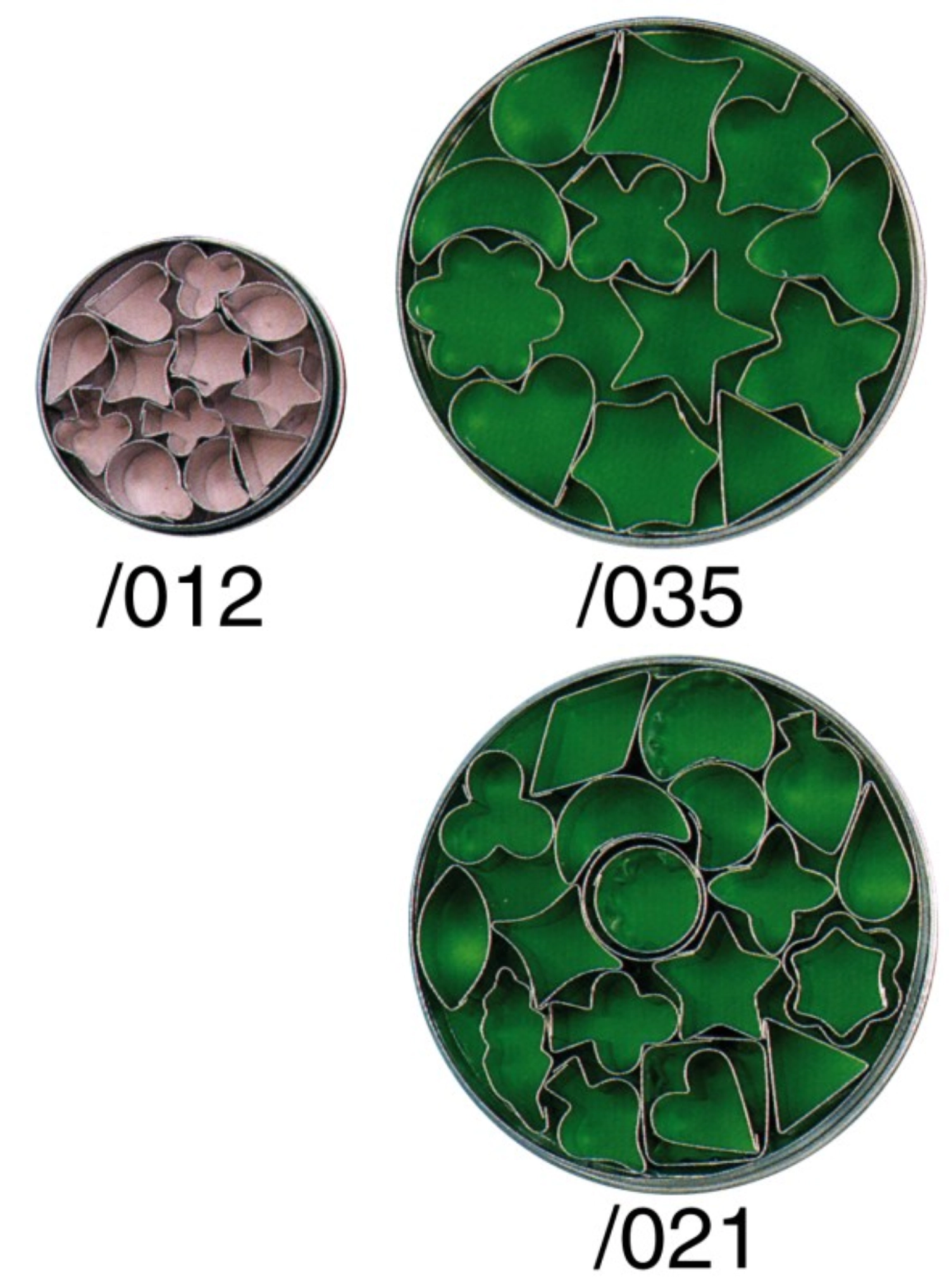 Set d'emporte-pièces Garnier à 21 pièces