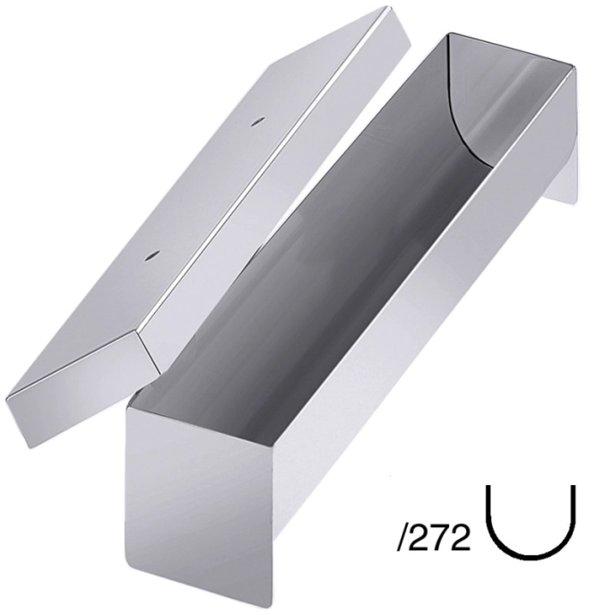 Moule à pâté semi-circulaire, 27x5x5 cm, a. couvercle