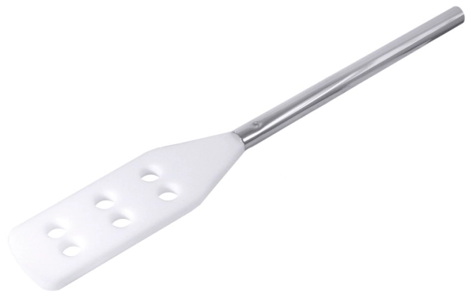 Spatule en remuant avec manche en acier inoxydable, 120cm