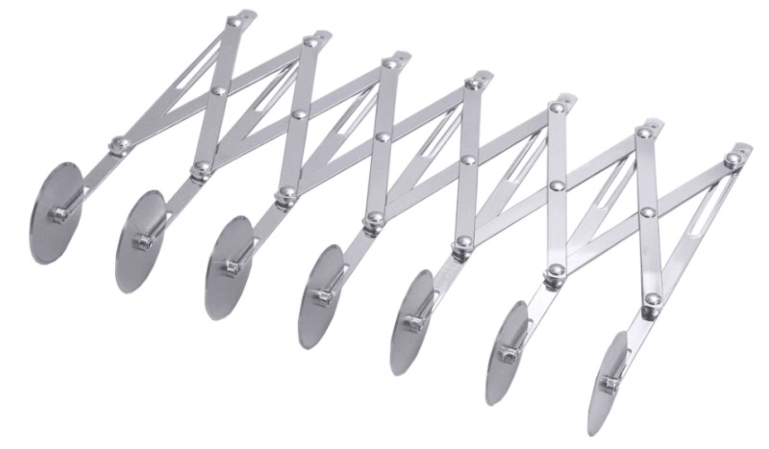 Coupe-pâte, ajustable, 7 molettes de coupe