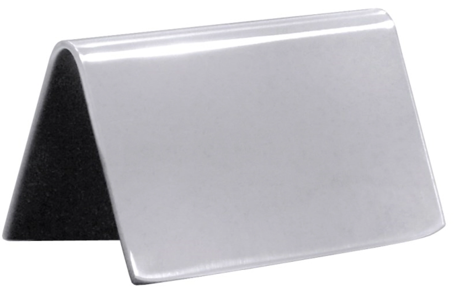 Schild hochglänzend 65x40 mm, neutral ohne Aufdruck