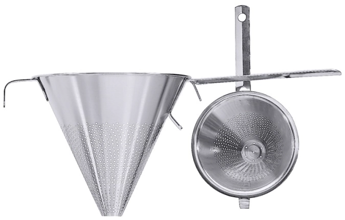 Spitzsieb mit Flachgriff 12 cm