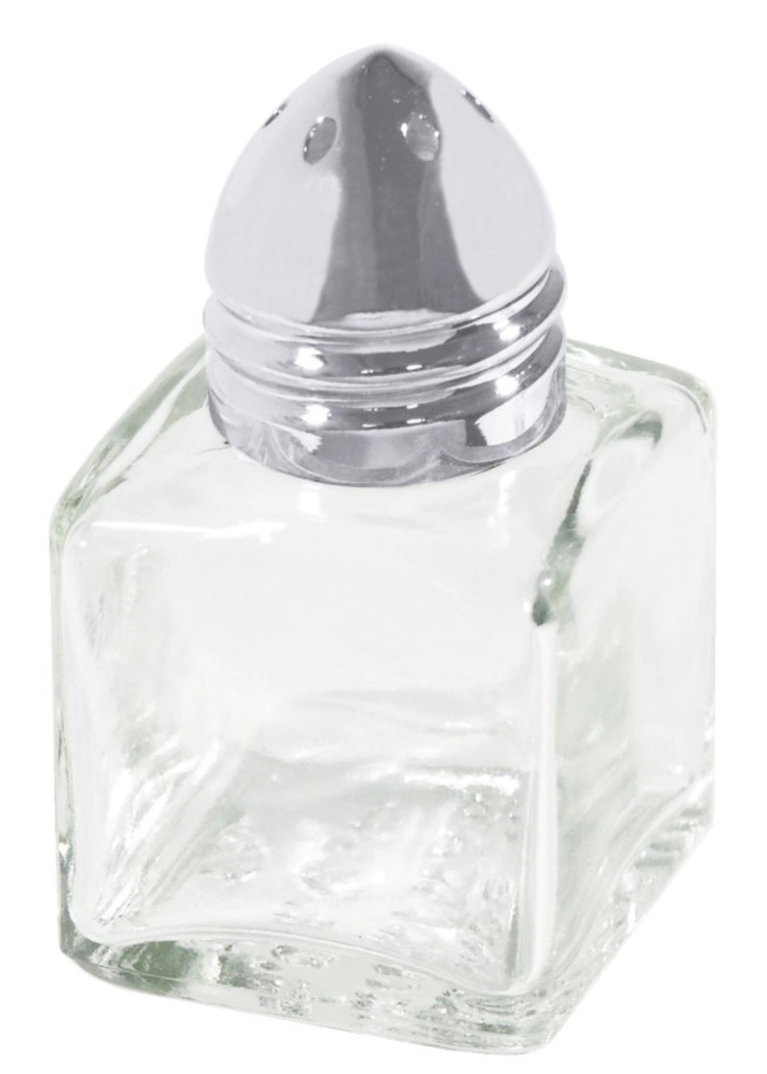 Mini salière, individuelle, capuchon a. six trous