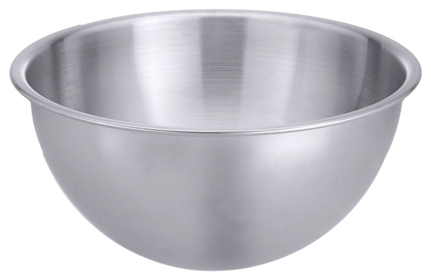 Bol mixeur 28cm 5lt. hémisphérique a. fond plat