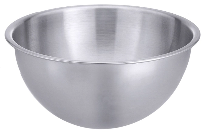 Bol mixeur 40cm hémisphérique a. fond plat