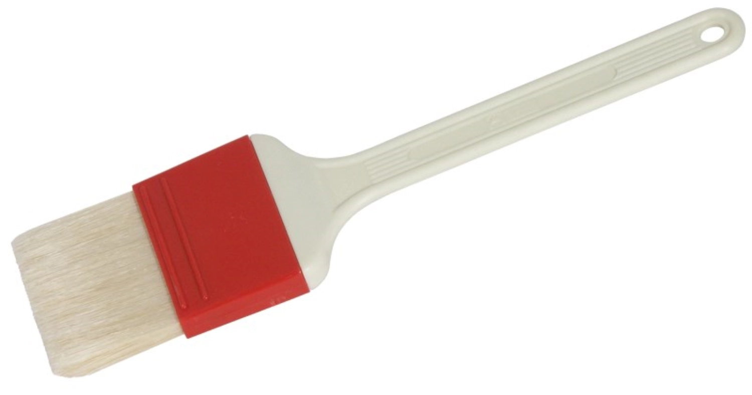 Pinceau à graisse et à gâteau poils naturels L : 6cm, L : 24