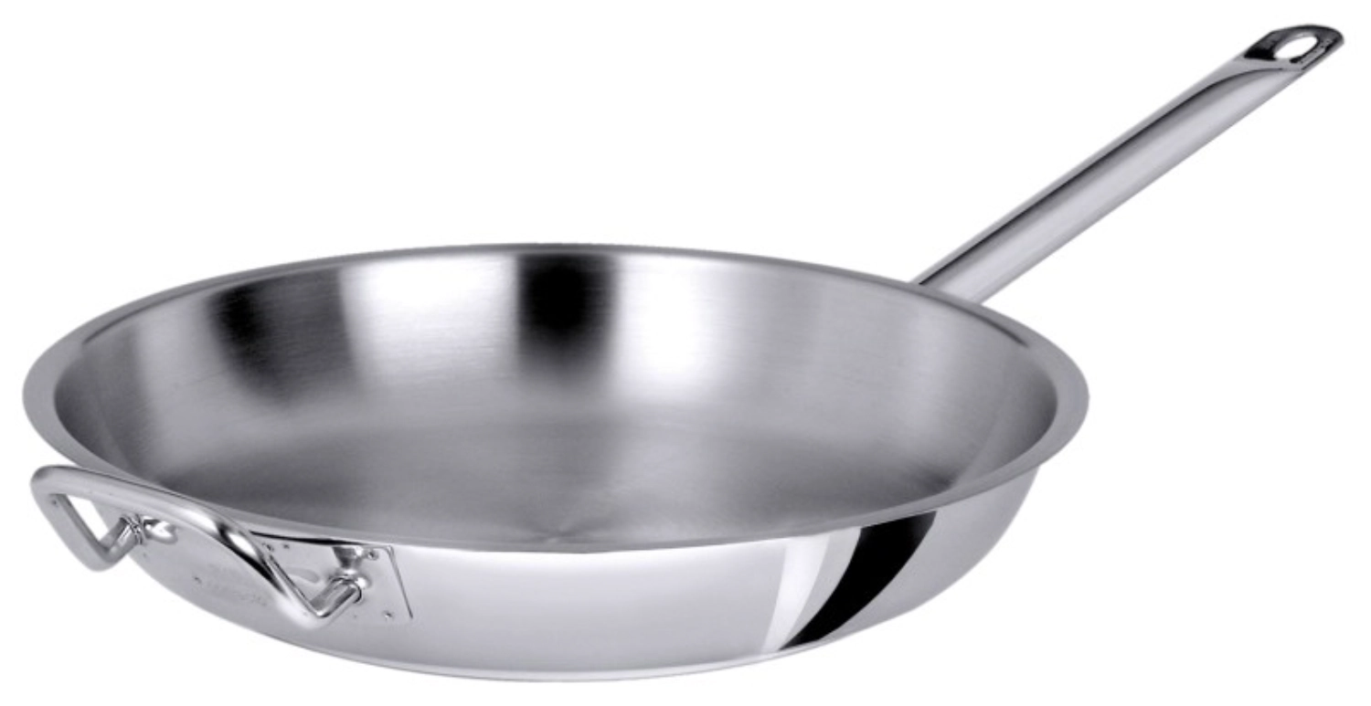 Poêle à frire sans revêtement 36cm a. contre-poignée