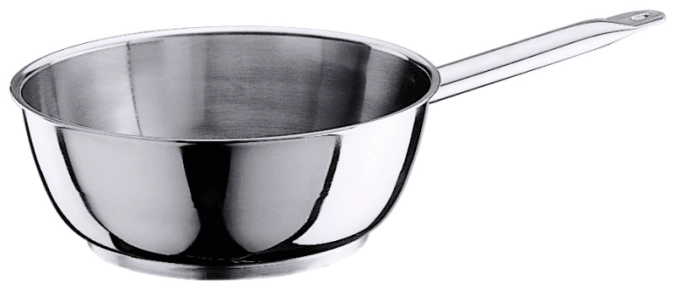Sauteuse 16 cm, hochglänzend, Schüttrand