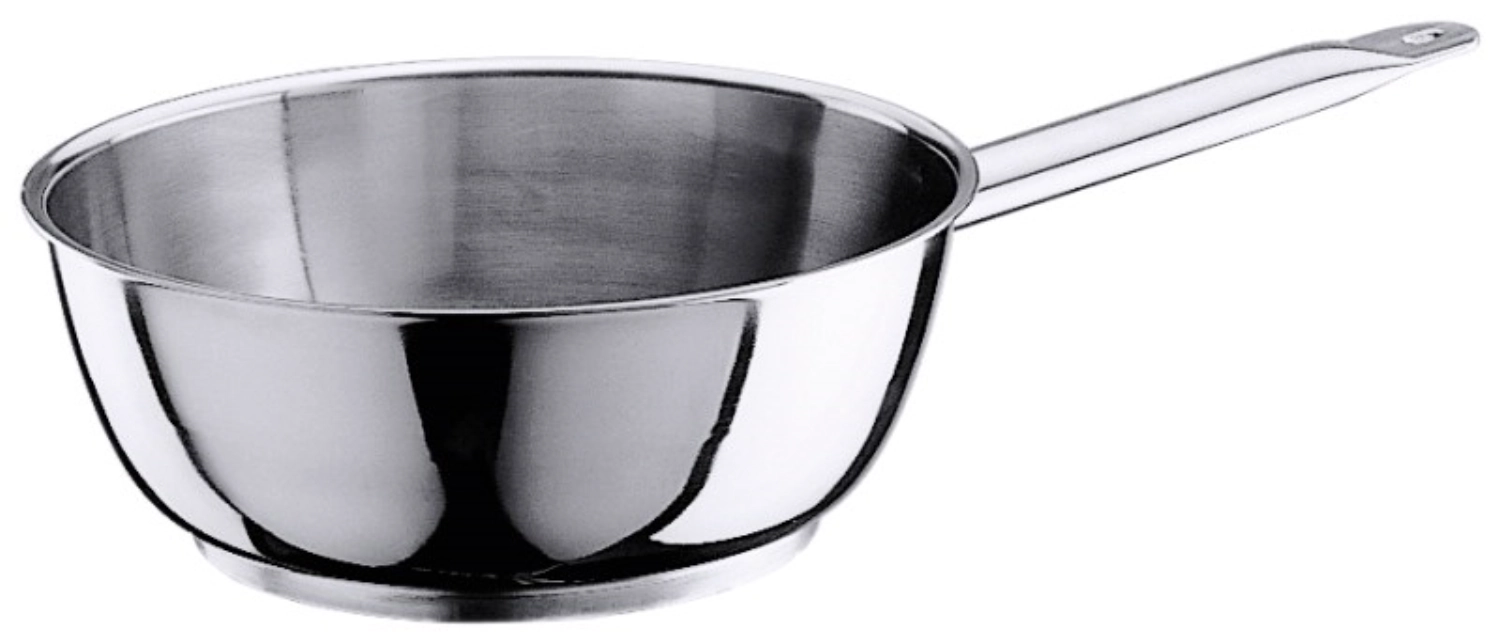 Sauteuse 18 cm, hochglänzend, Schüttrand