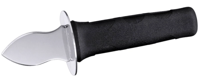 Austernbrecher 17x5.5cm mit schwarzem Griff