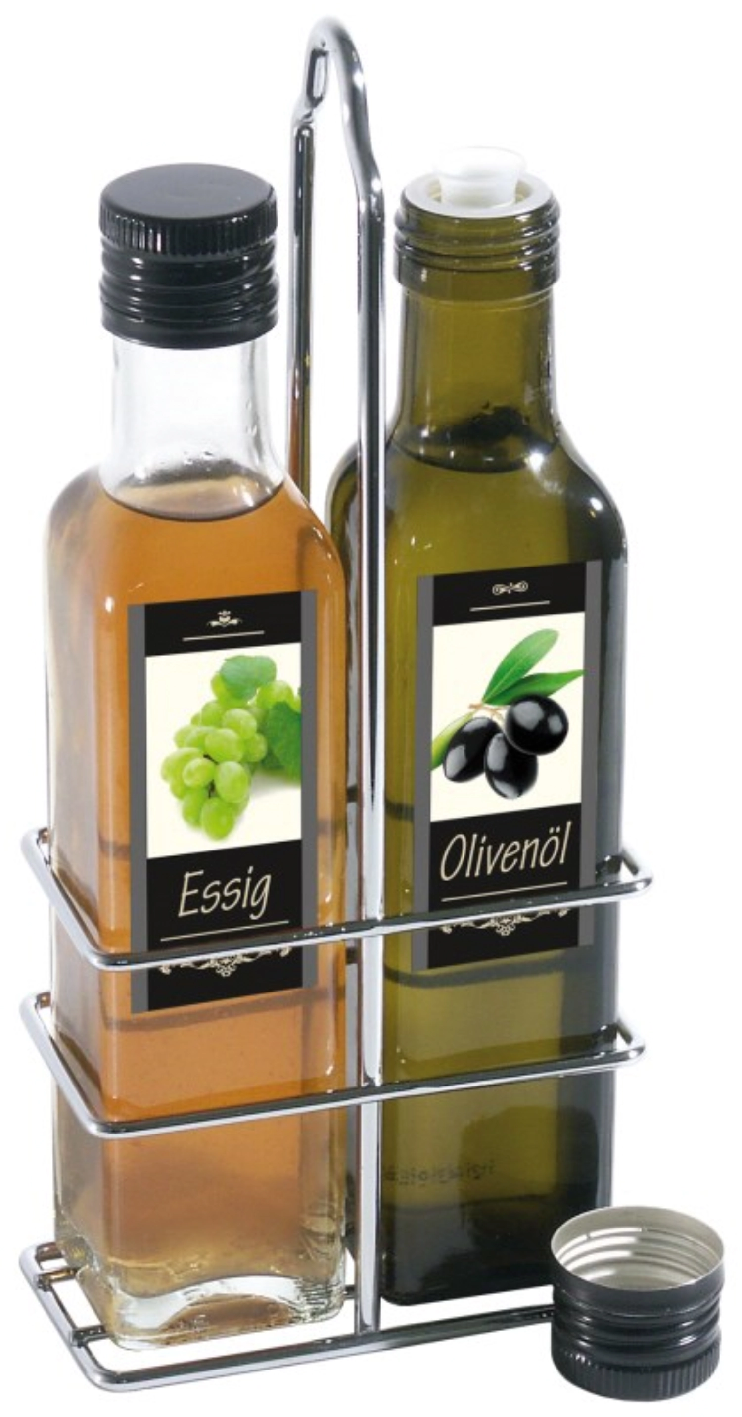 2 pcs. service vinaigre et huile