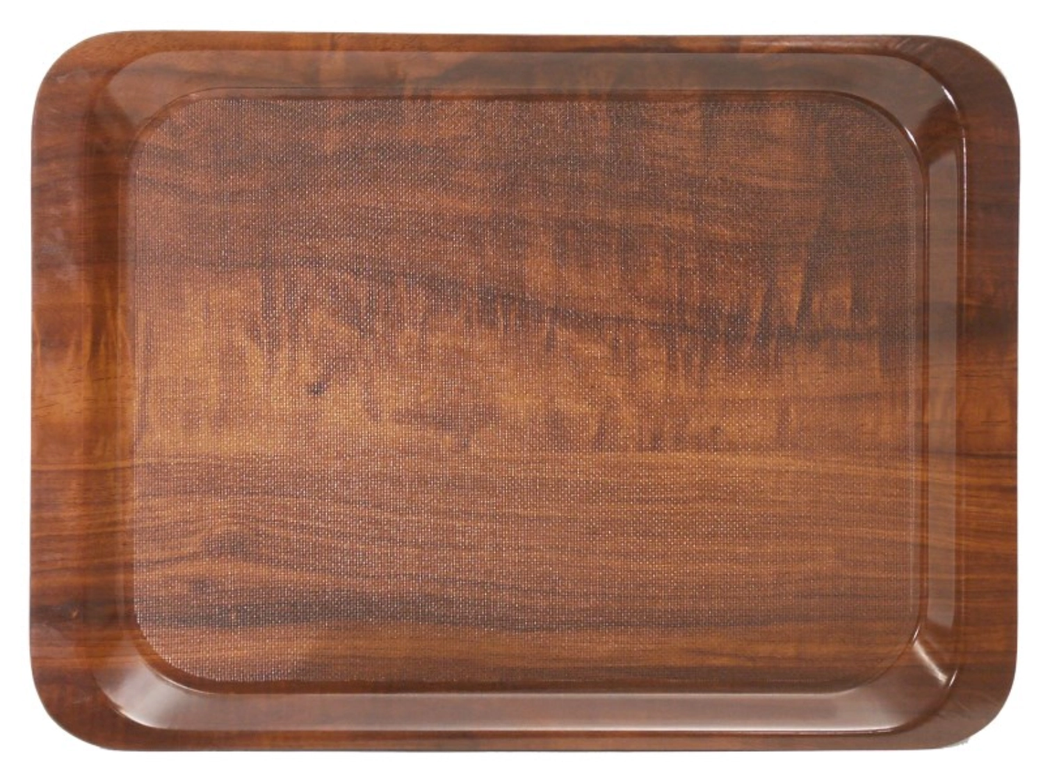 Tablett 52x39cm Dekor: Nussbaum