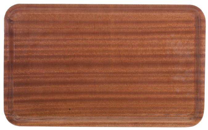 Tablett GN 1/1, rutschfest, Farbe: Mahagoni