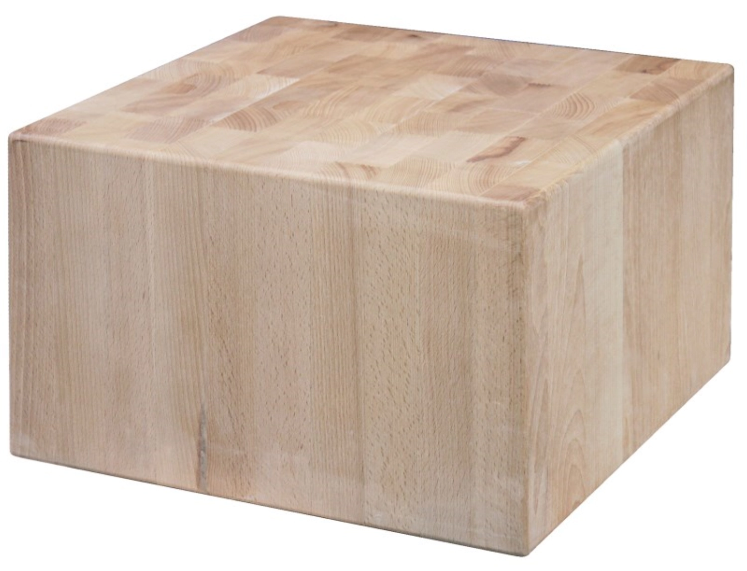 Hackblock Weissbuche30x30x20cm ohne Untergestell