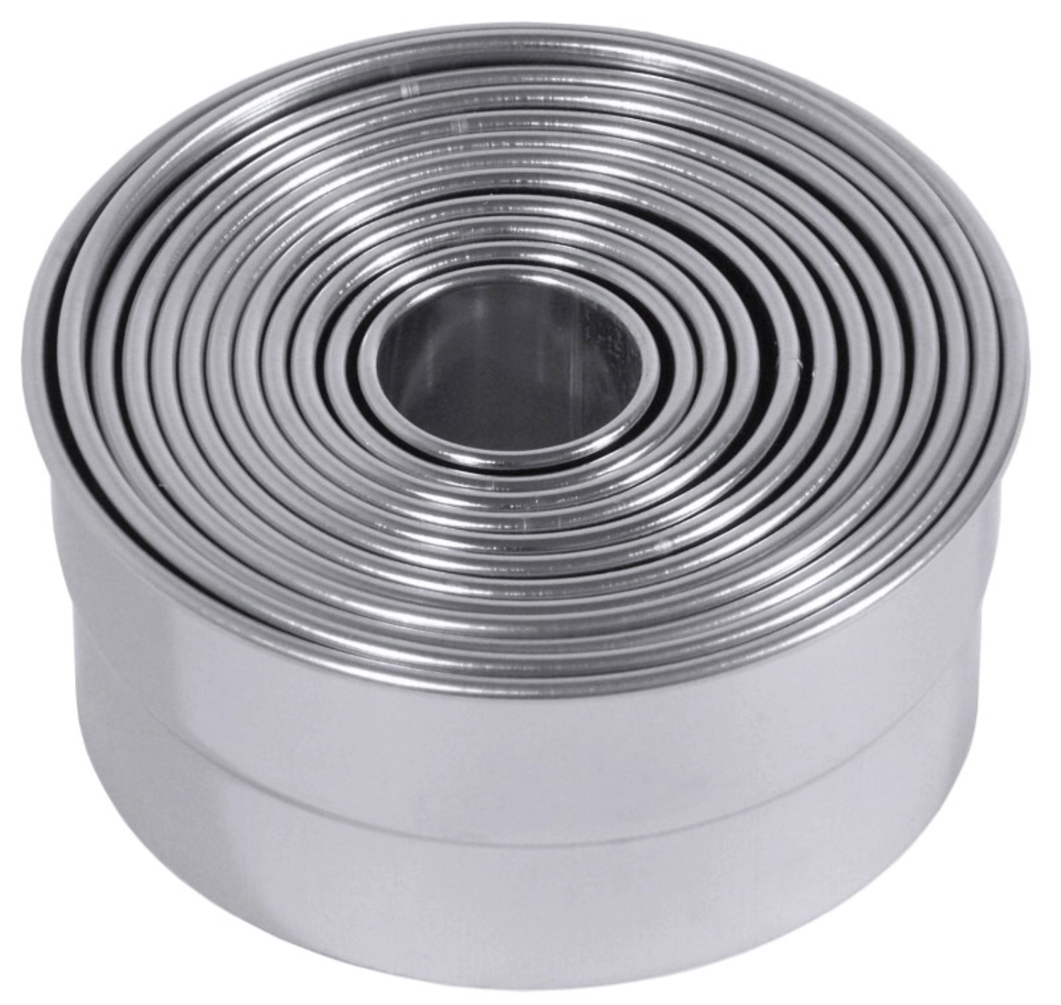 12tlg. Ausstechersatz glatt