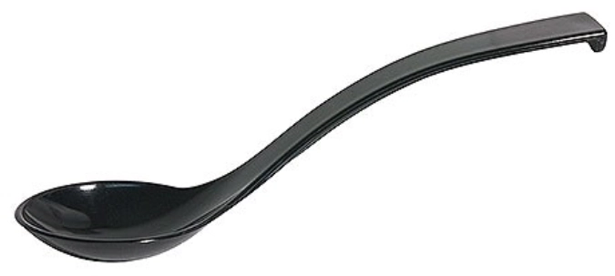 Vorlegelöffel 24 cm, schwarz
