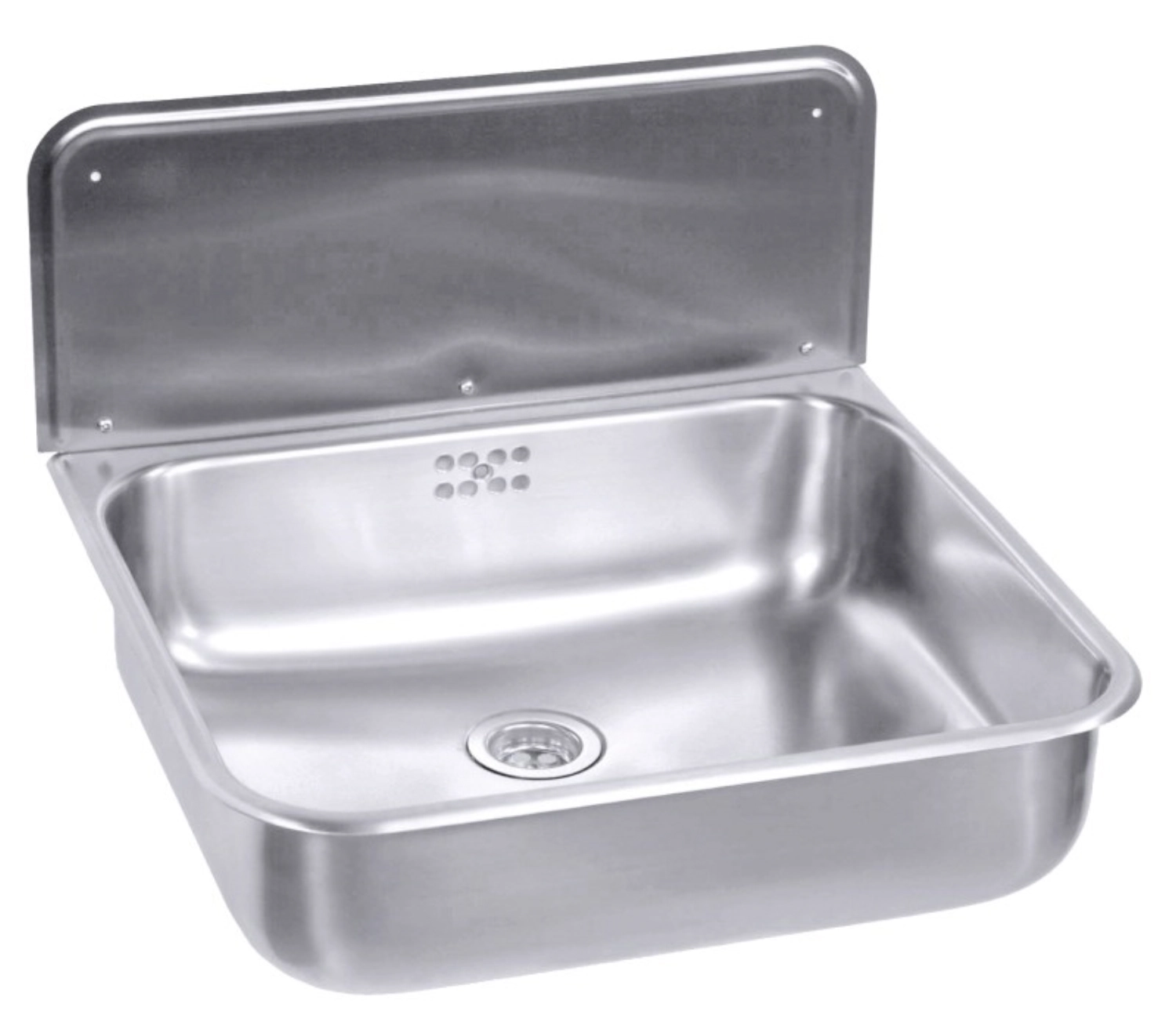 Waschbecken mit Überlauf, Stützkonsole, Bo