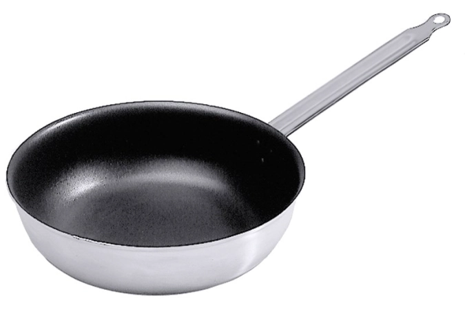 Sauteuse 24 cm, alu mit Edelstahlgriff, mit Antihaft-B