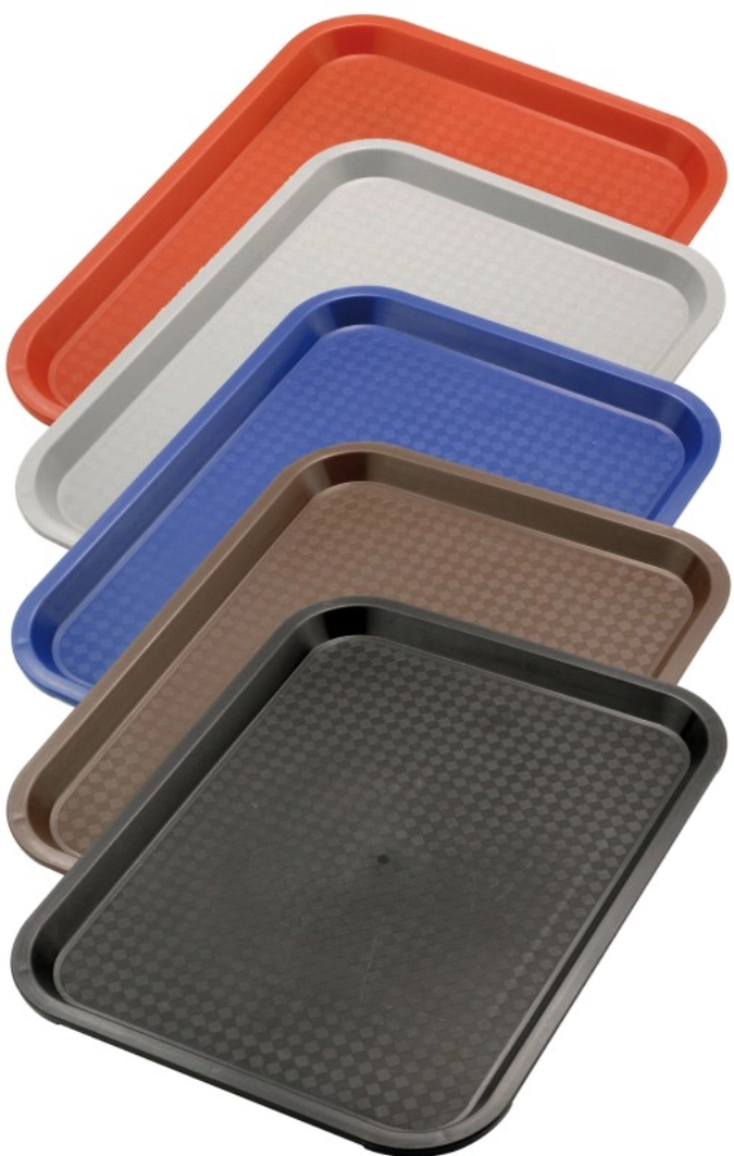 Serviertablett rechteckig, blau, 40x30cm