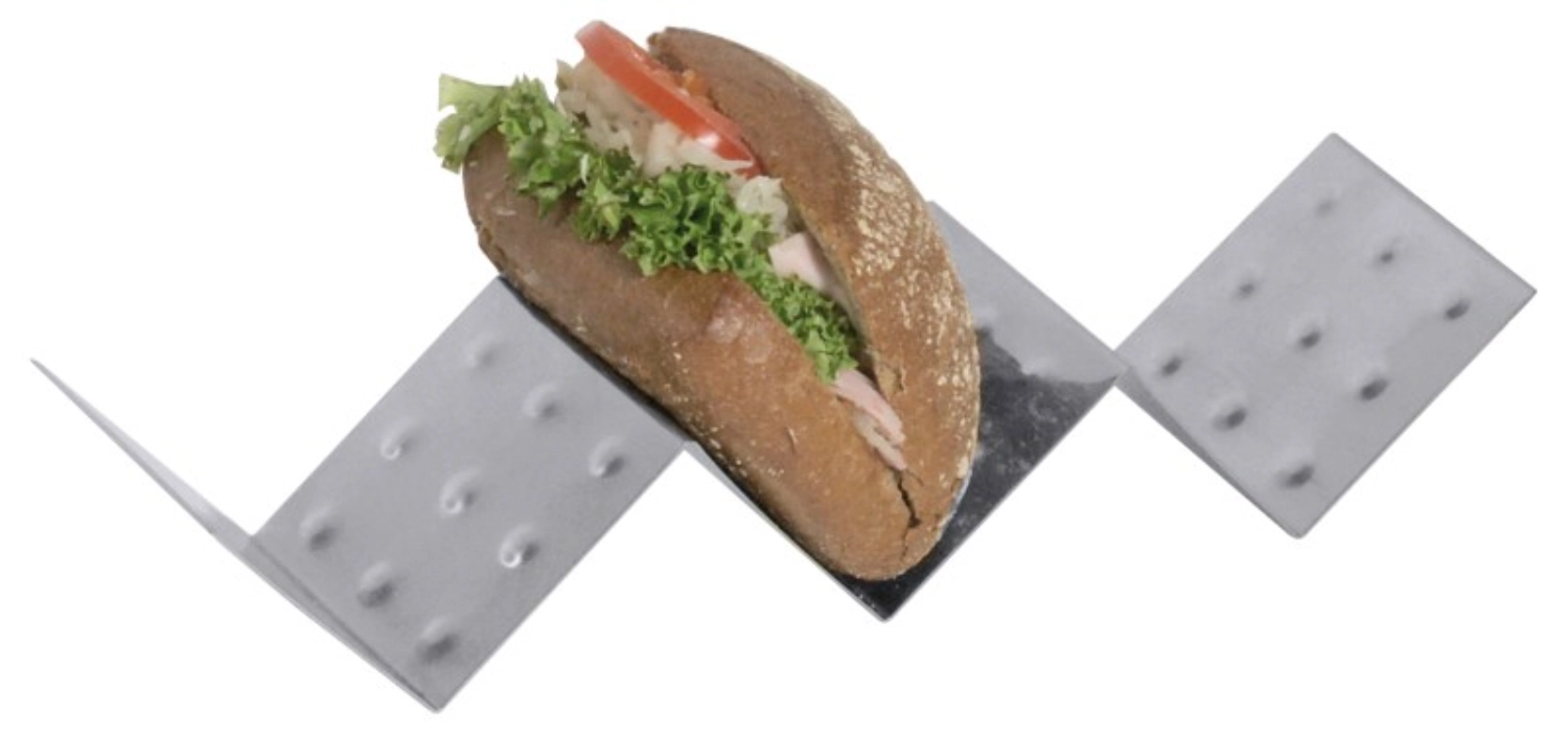 Plateau à snacks avec 5 compartiments L : 57cm L : 8cm H : 5